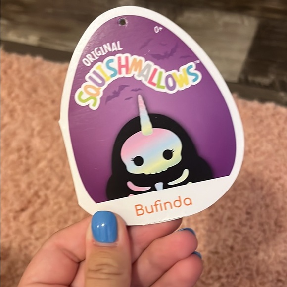 Bufinda the Narwhal Squishmallow TAGS DETACHED - Picture 2 of 3